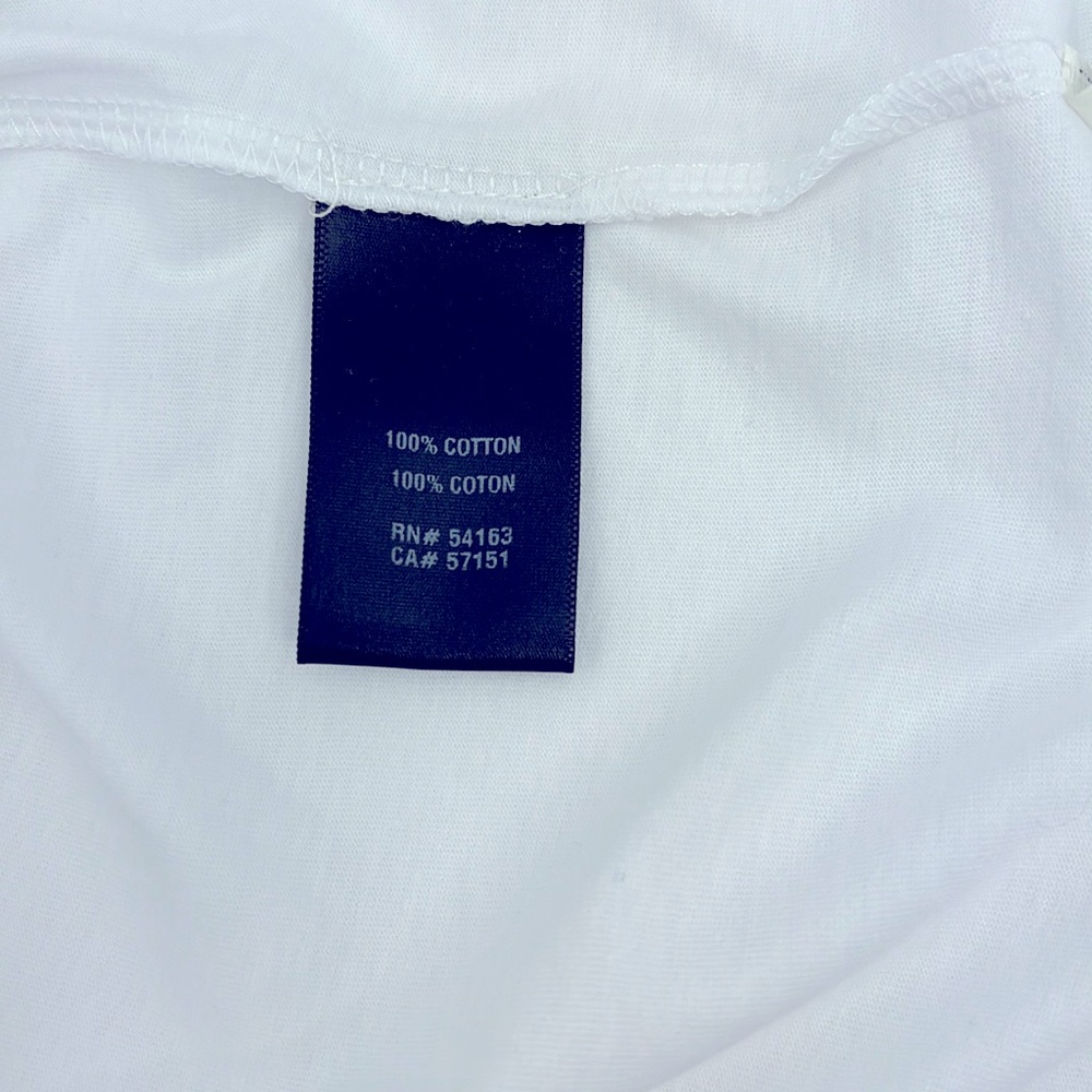 KARL LAGERFELD PARIS, WHITE TEE SHIRT, 100% COTTON, UNISEX, LARGE SIZE - Picture 13 of 16